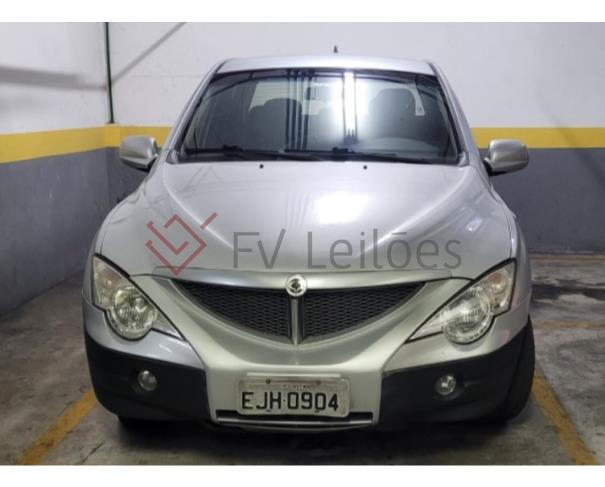 Foto de LOTE 44 - VEÍCULO I/SANGYONG ACTYON, ANO/MODELO 2009/2009, COMBUSTÍVEL DIESEL, COR PRATA
