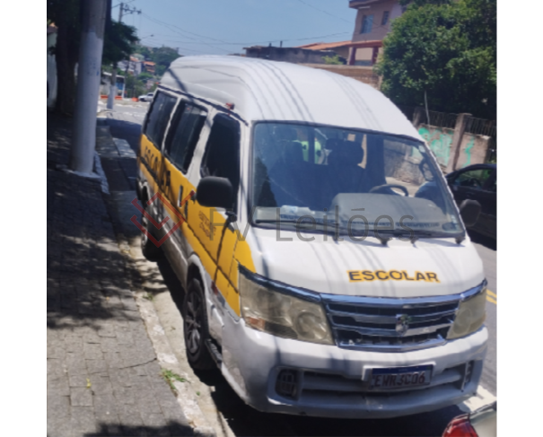 Foto de LOTE 99 - VEÍCULO I/JINBEI TOPIC L , ANO FABRICAÇÃO/MODELO 2012, COR BRANCA - GASOLINA 