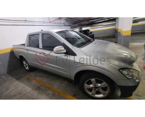 Foto de LOTE 44 - VEÍCULO I/SANGYONG ACTYON, ANO/MODELO 2009/2009, COMBUSTÍVEL DIESEL, COR PRATA